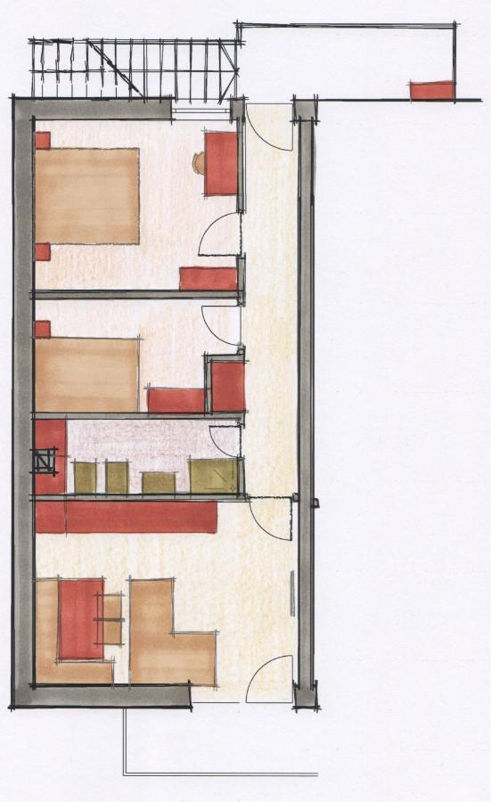 Haus Kargruber Apartment Santa Maddalena in Casies Ngoại thất bức ảnh